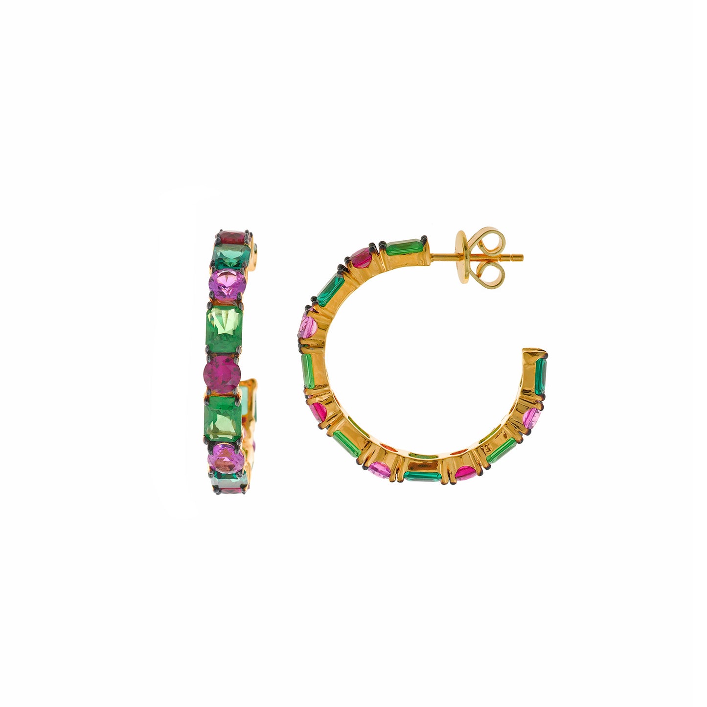 GENUINE. Pink earrings
