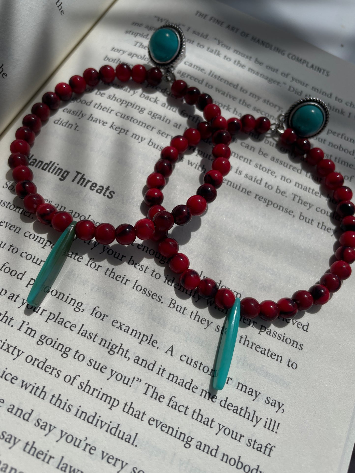 Navajo Turquoise Hoop Earrings